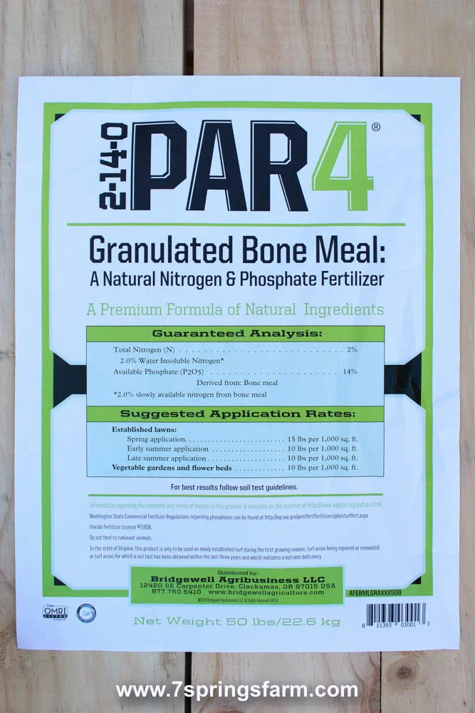 Bone Meal Granulated (2-14-0) - 50 lb Bag - Image 3