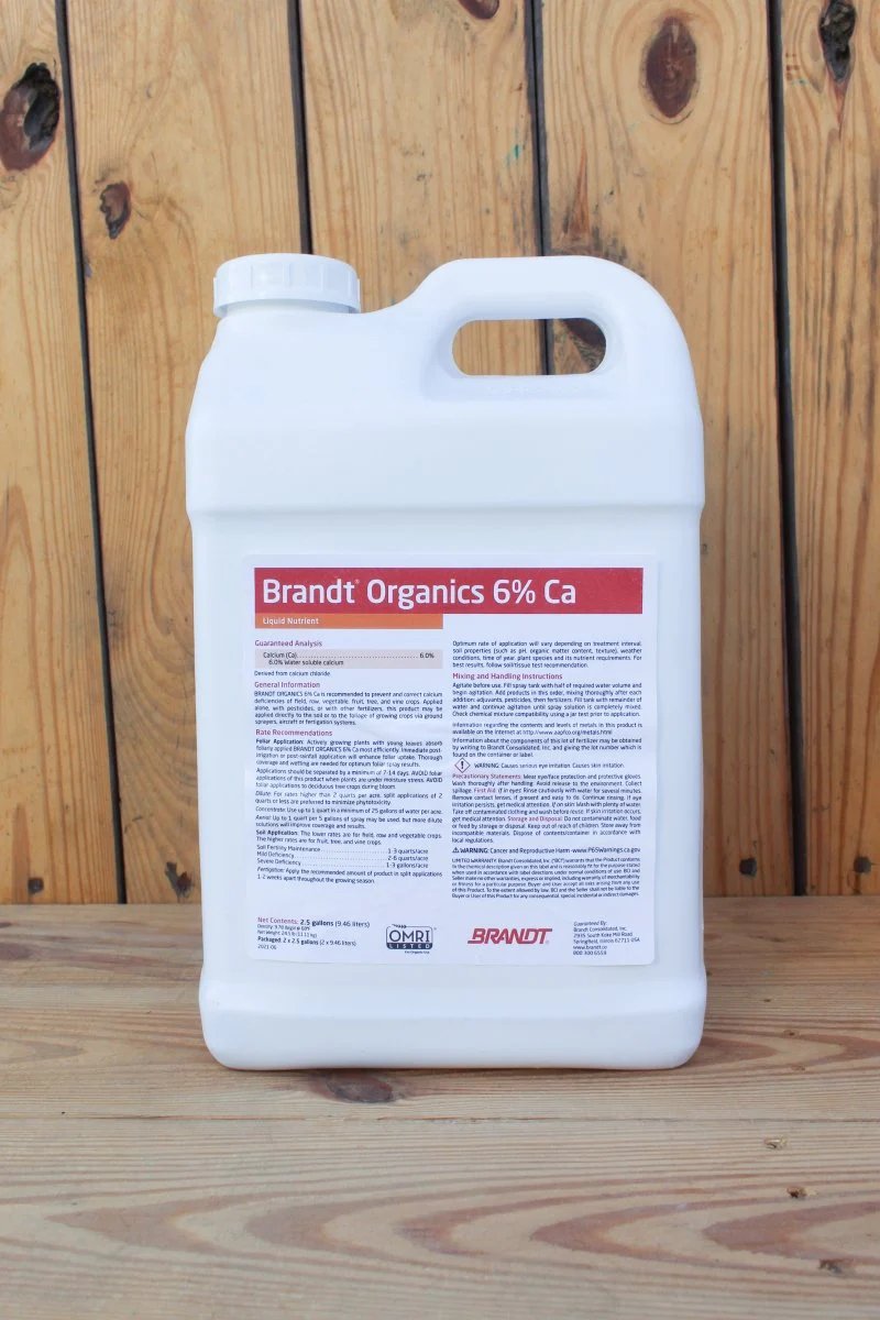 Brandt Organics 6% Calcium - 2.5 Gallon