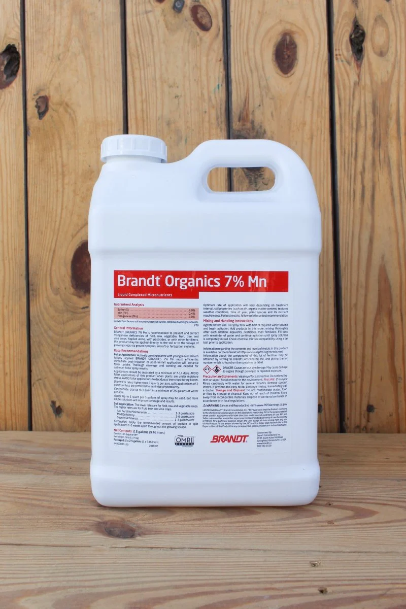 Brandt Organics 7% Manganese - 2.5 Gallon