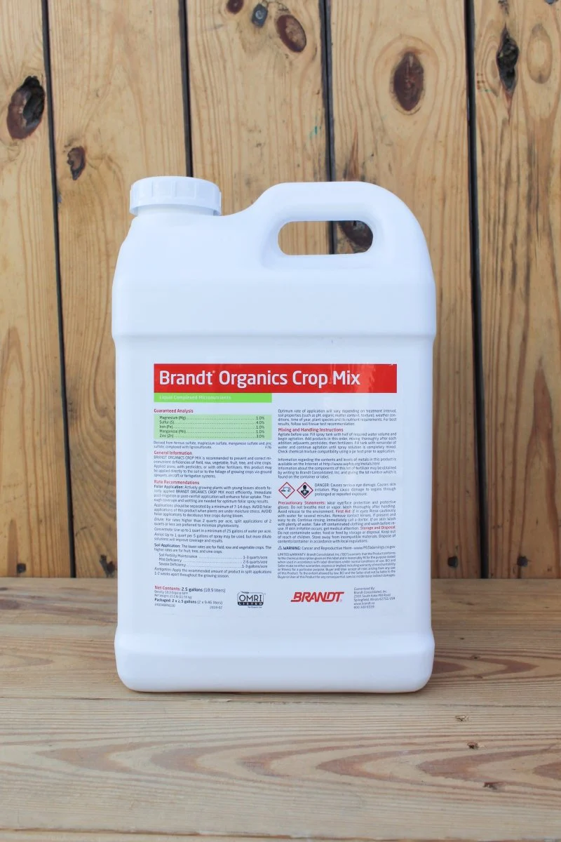 Brandt Organics Crop Mix - 2.5 Gallon