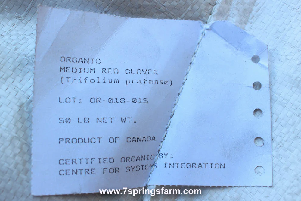 Clover - Medium Red OG Cover Crop Seed - 50 lb Bag - Image 2