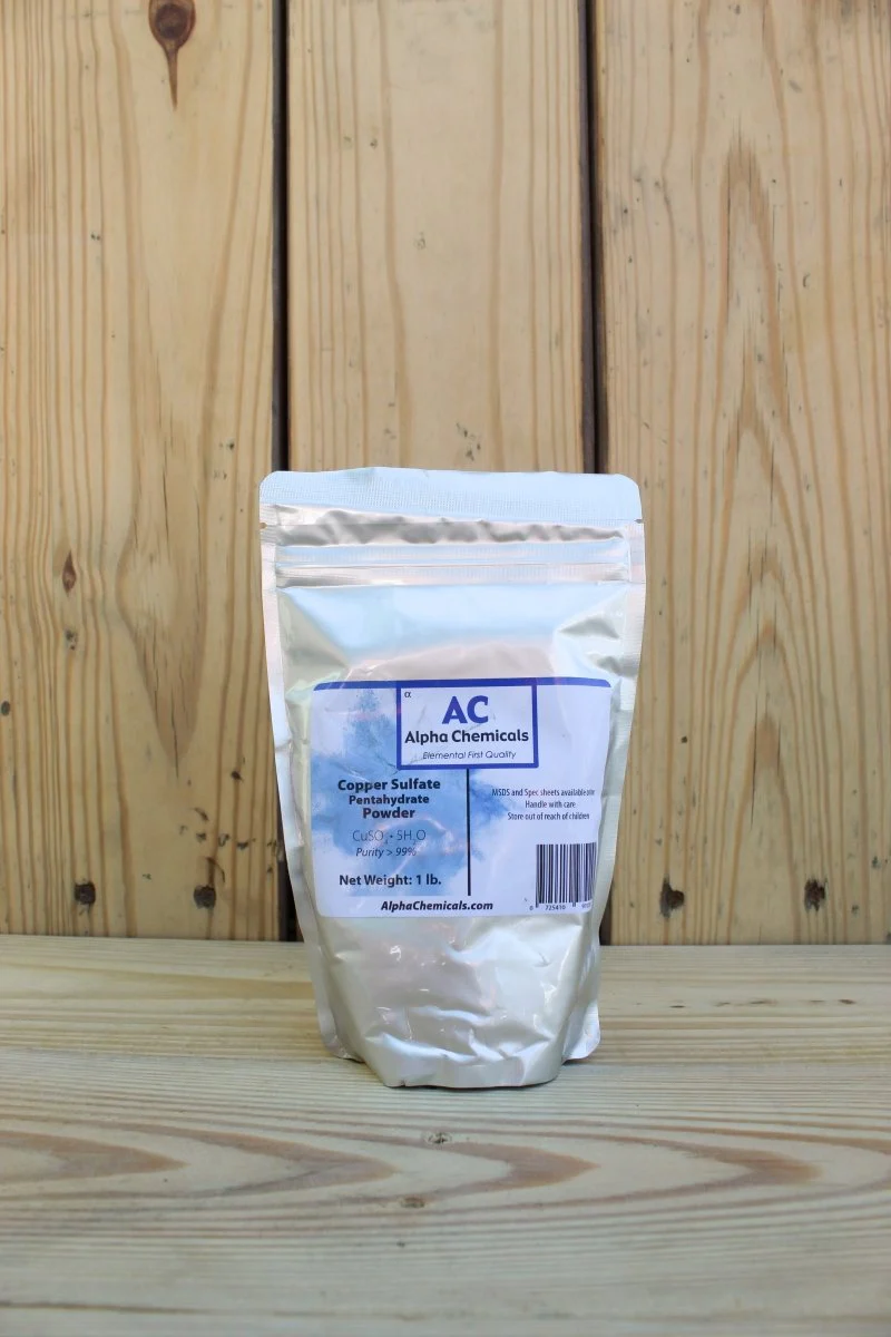 Copper Sulfate Powder - 1 lb