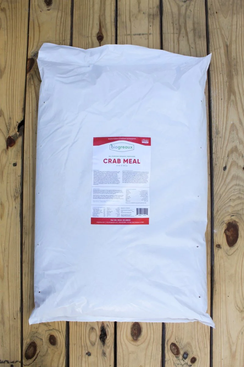 Crab Meal (4-4-0) plus 18 percent Calcium - 40 lbs
