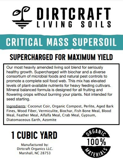 Dirtcraft Critical Mass Supersoil - 1 yd - Image 2