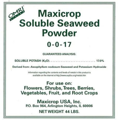 Maxicrop Soluble Seaweed Powder (0-0-17) - 44 lbs - Image 3
