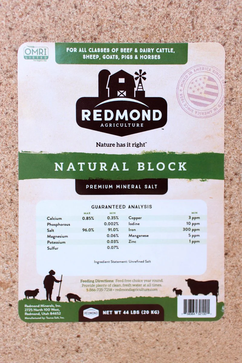 Redmond Natural Salt Blocks - 44 lb Block - Image 3