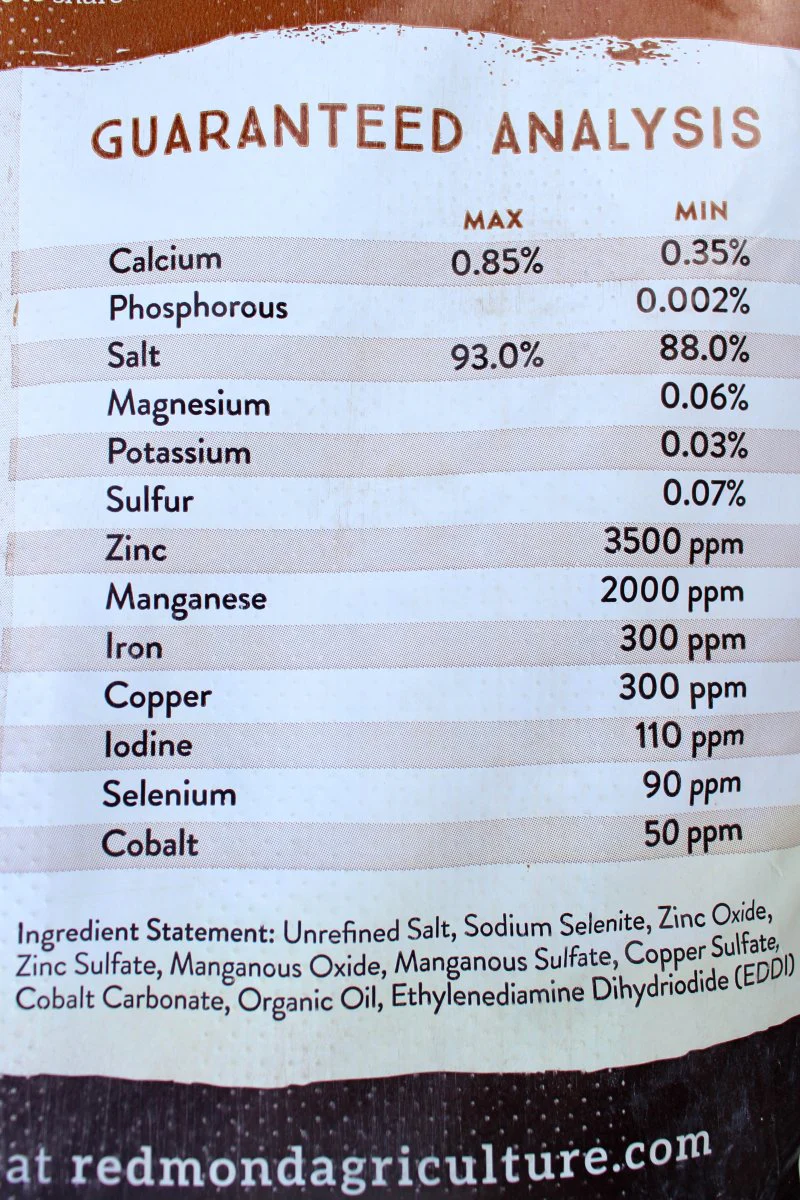 Redmond Selenium 90 Mineral Salt - 50 lb Bag - Image 3