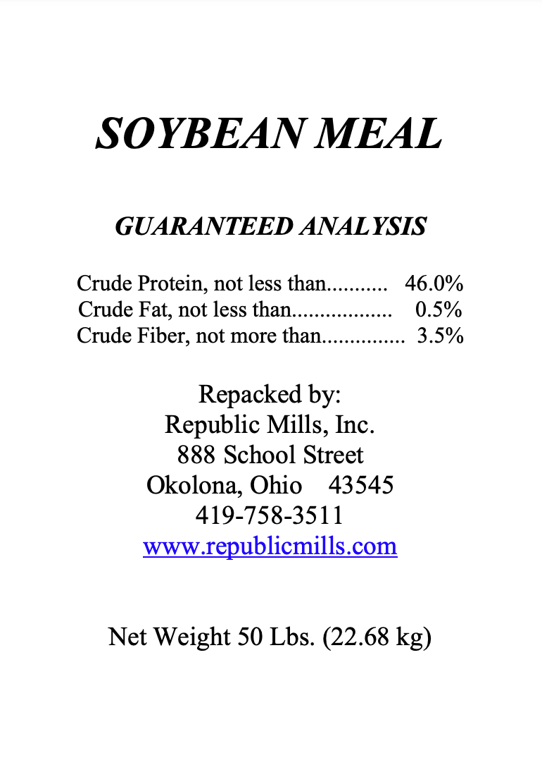 Soybean Meal (7-1-2) - 50 lb bag - Image 3