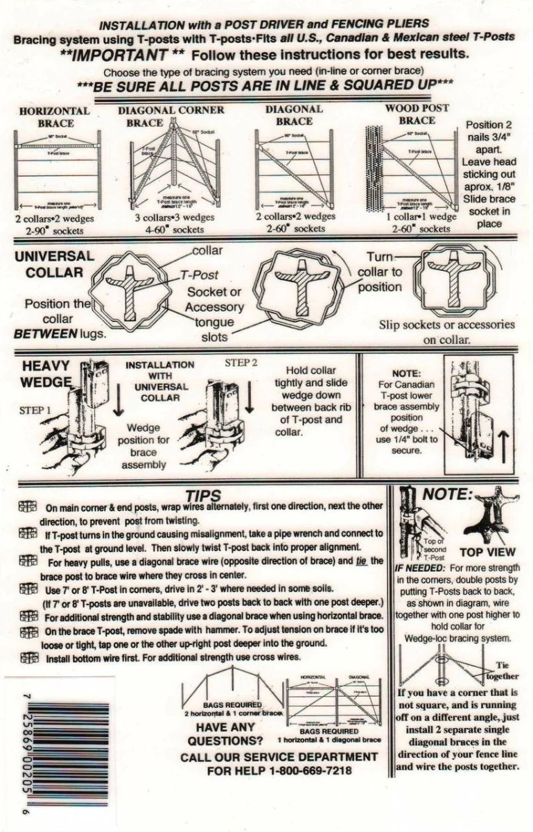 Wedge-Loc Single Diagonal Brace Set #208 - Image 5