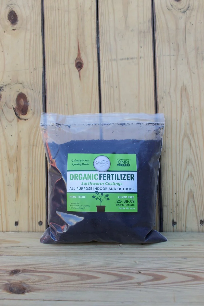 Worm Castings Mountain Gate Organics - 5 lb Bag